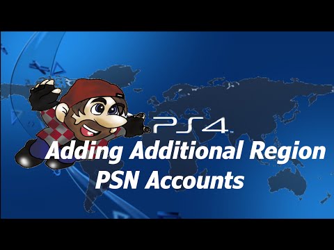 PS4 Adding Additional Region PSN Accounts PS4 Adding Additional Region PSN Accounts