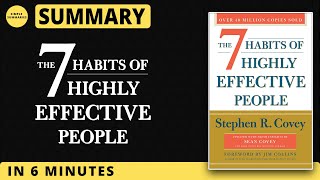 7 Habits Of Highly Effective People Summary | Stephen R. Covey