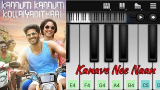 Kanave Nee Naan | Kannum Kannum Kollaiyadithaal | Easy Piano Tutorial | Perfect Piano