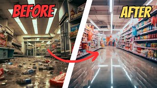 Supermarket Makeover: Transforming Floors with Polished Concrete Techniques in the BVI