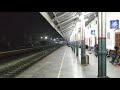 speed of train begampura superfast express in action and skipping laksar junction railway station