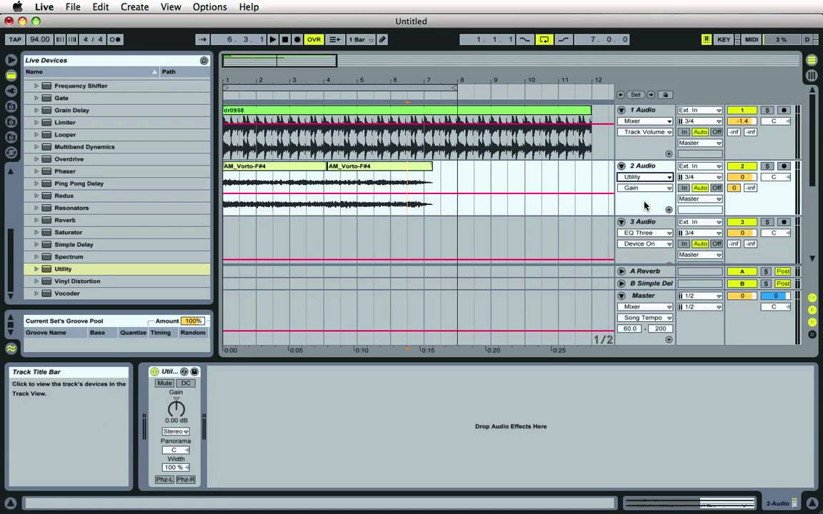 Как восстановить проект ableton