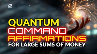 Quantum Command Affirmations For Large Sums Of Money