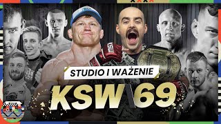 PRZYBYSZ VS MARTINS, PAWLAK KONTRA KĘSIK, RUCHAŁA OKO W OKO Z BAIANO - WAŻENIE I STUDIO PRZED KSW 69