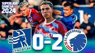 La primera ASISTENCIA de HUESCAS - Lyngby BK 0-2 Copenhague