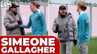 JOSÉ MOTA 100%: la CONVERSACIÓN entre SIMEONE, que no sabe inglés, y GALLAGHER, que no sabe español