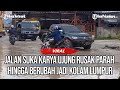 VIRAL - Jalan Suka Karya Ujung Rusak Parah, Berubah Jadi Kolam Lumpur