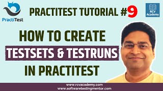 PractiTest Tutorial #9 - How to Create TestSets and TestRuns
