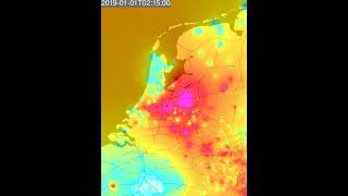 capodanno in Olanda 2019: a mezzanotte le PM10 schizzano alle stelle