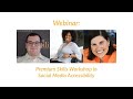 Webinar: Premium Skills Workshop in Social Media Accessibility