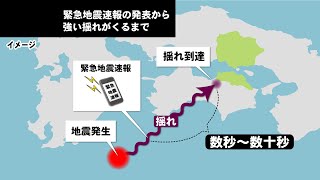 「緊急地震速報」が鳴った時、わずかな時間でできることは？【こつこつ防災】