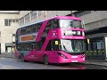 morning buses at nottingham january 2021