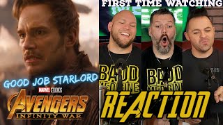 Starlord SMH! AVENGERS INFINITY WAR reaction | Marvel movie reaction