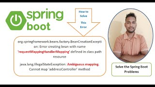 How to solve this Error creating bean with name 'requestMappingHandlerMapping' #springboot #java