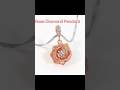 Rose Diamond Pendant #youtubeshorts