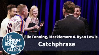 Catchphrase with Elle Fanning and Macklemore & Ryan Lewis