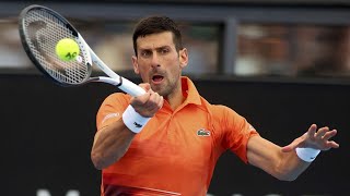 Novak Djokovic vs Roberto Carballes Baena Australian Open 2023