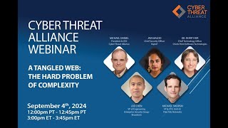 Cta Webinar A Tangled Web The Hard Problem Of Complexity