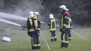 Einsatzübung der Feuerwehr Hildburghausen in Bürden