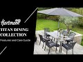 Titan Dining Collection - Features and Care Guide