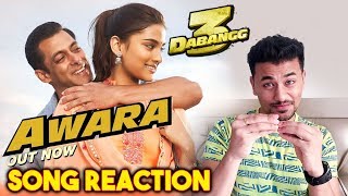 Dabangg 3 | Awara Song Reaction | Review |  Salman Khan, Saiee Manjrekar