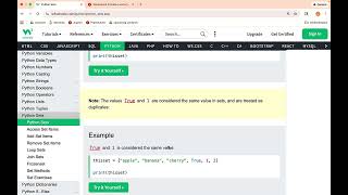 Python sets - no duplicates! (CS105 at UIUC)