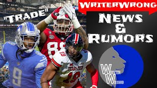 Detroit Lions News and Rumors! Jameson Williams SUSPENDED, Pick 18 TRADED?