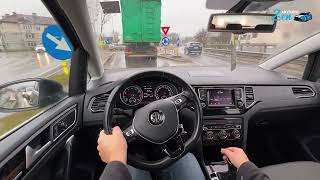 VW GOLF 1.4 Tsi 125 Sportsvan  - POV - Highway -