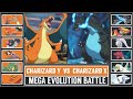 MEGA CHARIZARD X vs MEGA CHARIZARD Y | Mega Evolution Pokémon Battle