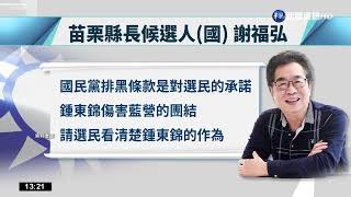 遭開除黨籍 鍾東錦狀告國民黨秘書長黃健庭｜華視新聞 20220915