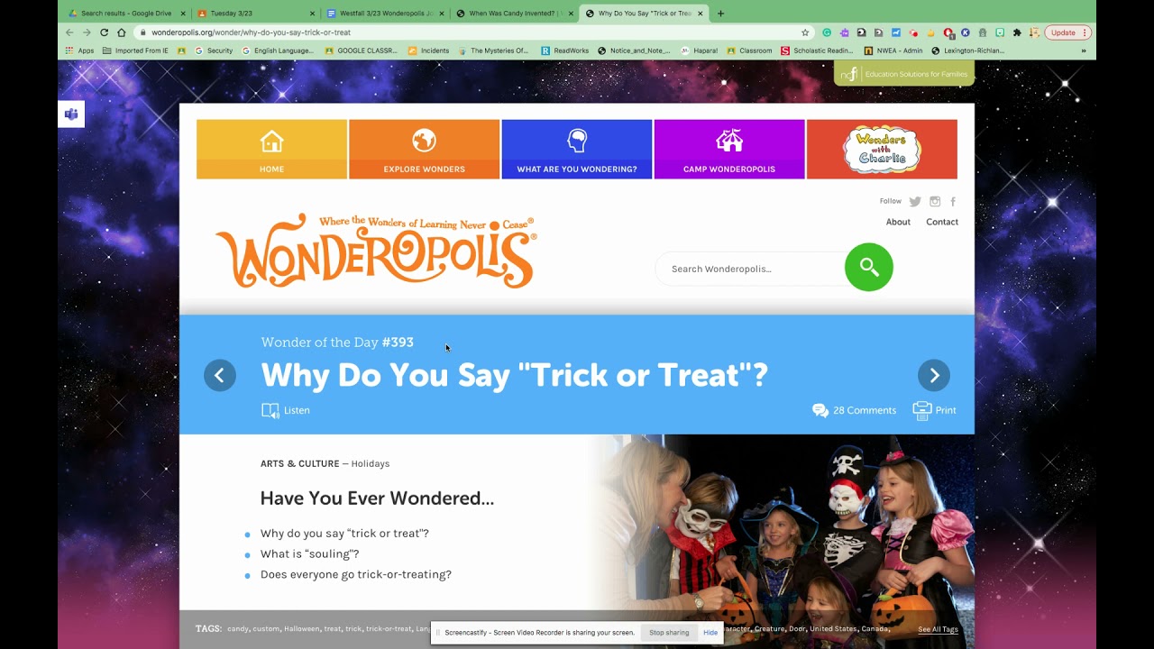 Wonderopolis Tutorial Youtube Wonderopolis Tutorial Youtube