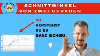 Schnittwinkel zwischen zwei Geraden