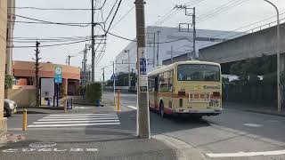 神奈中バス ち28(湘南200か1327) いすゞPDG-LR234J2(2009年式) 藤21系統 高山車庫経由 藤沢駅北口行 高山車庫にて撮影