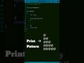 Print Pattern in C Programming |2| #coding #c #beginners #shorts #pattern
