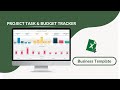 Project Task & Budget Tracker Excel Template