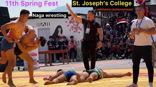 Spring Fest Wrestling Competition St. Joseph’s College Jakhama (autonomous)