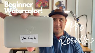 Loose Sketch and Watercolor Painting: Amazing Results with Van Gogh Watercolor Paints