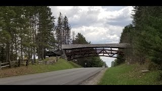 Garland Lodge and Golf Resort Log Bridge