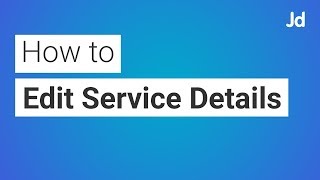 How to Edit Service Details