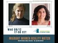 Migrant Women Reality Watch #30 : Pierrette Pape & Mireia Crespo