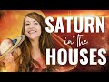 Saturn Shows Your BIGGEST CHALLENGES! Working With Saturn in ALL 12 HOUSES!