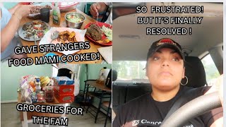 Gave Strangers Food Mami Cooked! | So frustrated but it's FINALLY resolved | Grocery haul