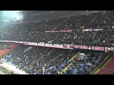 Milan Cesena 2-0 Cori Curva Sud Milano ''OO IBRAHIMOVIC'' IN HQ ...