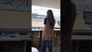 National Anthem Cowboy Memorial Rodeo 2023- MaKenna Rollins