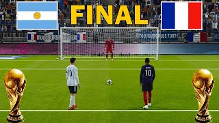 Argentina vs France - Penalty Shootout | FIFA World Cup 2026 Final | Messi vs Mbappe | eFootball PES