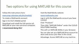 CBE 330 02 01 - Matlab Review