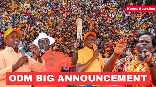 Live: Oburu, Wanga, ODM Leaders Host MOTHER OF ALL RALLIES in Kisumu County! BIG DECLARATION