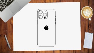 How To Draw IPhone 15 Pro Max