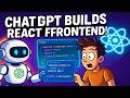 Build React App with ChatGPT – Frontend UI with Vite + API Integration | AI does it all