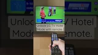 Unlocking the Secret 'Hotel Mode' on LG TVs